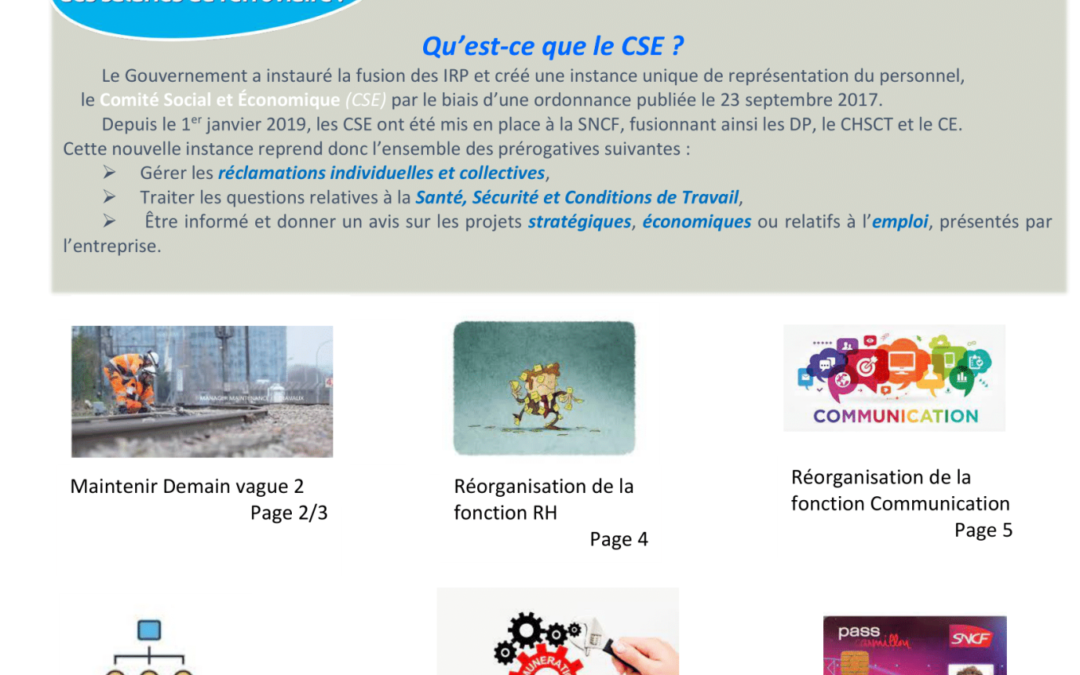 CSE SNCF Réseau