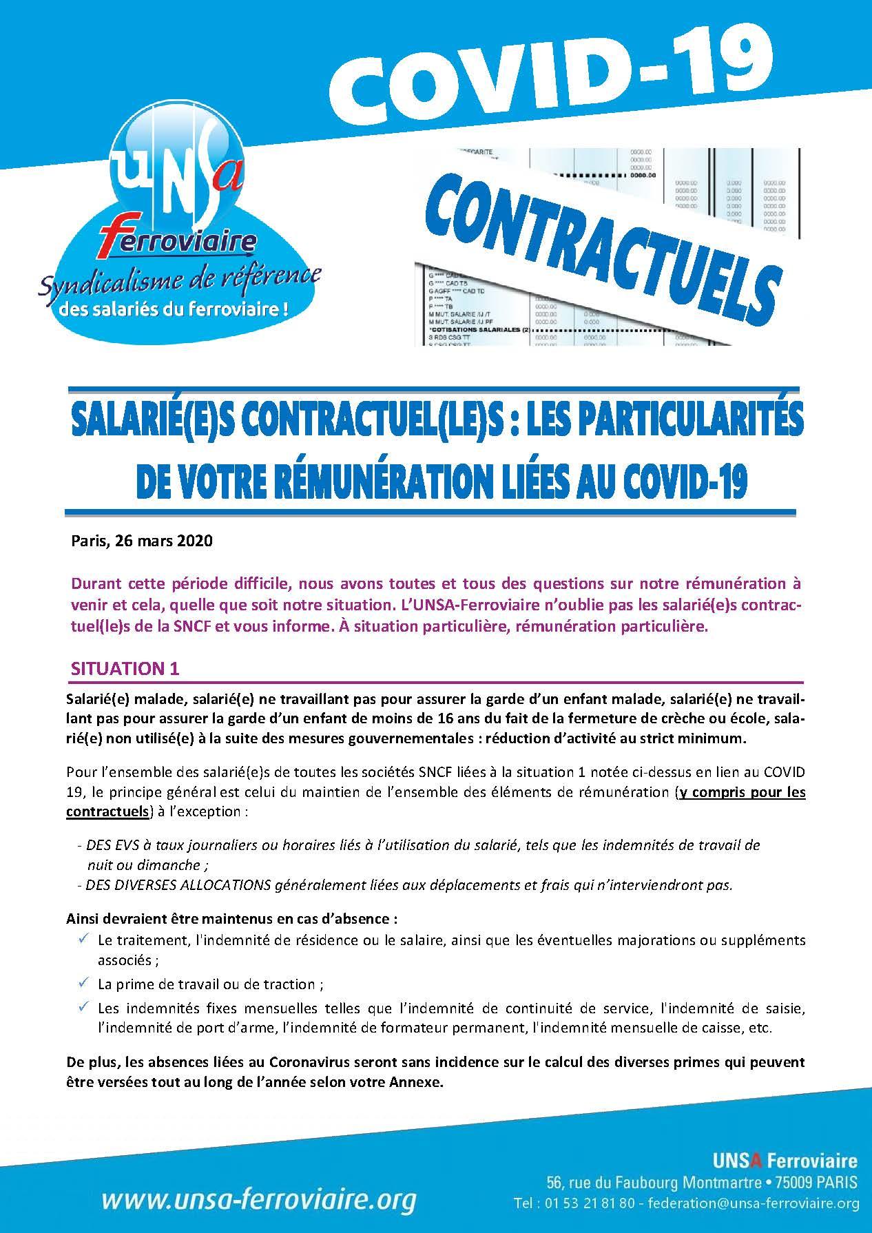 Contractuels - UNSA-Ferroviaire